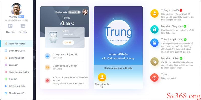 Đăng nhập sv368 - Hỗ trợ truy cập tài khoản game cá cược 3 Đăng nhập sv368 dễ dàng nhất