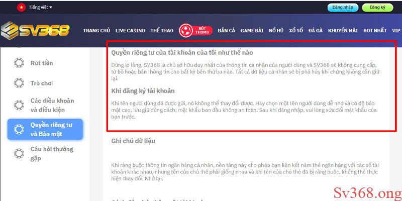 Sv368 là gì? Tìm hiểu chi tiết sv368 uy tín như thế nào? 1 Lý do anh em đăng ký vào nhà cái SV368
