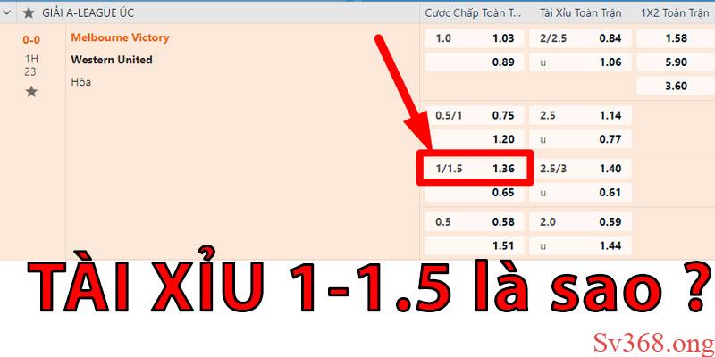 Kèo Tài Xỉu Trong Bóng Đá Là Gì? Cách Đọc Kèo Hay Nhất 3 Kèo U/O 1/1.5 xứng đáng để bạn nên thử một lần