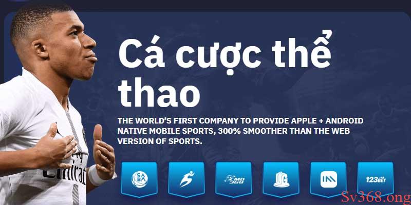 Thể thao sv368 - Tỉ lệ cược cao hấp dẫn nhất mọi thời đại 2 Cá cược bóng đá tại Sv368